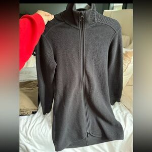 lululemon black ladies jacket - long line, 4